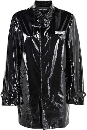 Dsquared2 Femme, Vestes, Noir, Taille: 42 FR Niagara Falls Trench Coat
