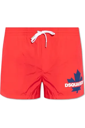 Dsquared2 Homme, Maillots de bain, Rouge, Taille: S Short de Bain avec Logo
