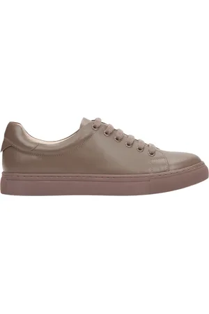 Estro Femme, Chaussures, Brun, Taille: 40 EU Baskets basses en cuir marron