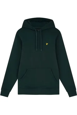 Lyle & Scott Homme, Sweatshirts et sweats à capuche, Vert, Taille: M Pull à Capuche