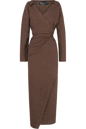 Cortana Femme, Robes, Rouge, Taille: 40 FR Norima Midi Wrap Dress
