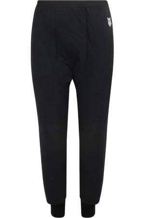 Maison Margiela Homme, Pantalons, Noir, Taille: M Pantalon de survêtement slim à panneaux et patchs animaux