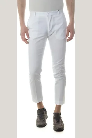 D.A. Daniele Alessandrini Homme, Pantalons, Blanc, Taille: L Jeans