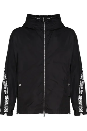 Dsquared2 Homme, Vestes, Noir, Taille: L Blouson de survêtement