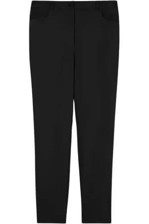 Persona by Marina Rinaldi Femme, Pantalons, Noir, Taille: 44 FR Pantalon Élégant Slim Fit en Viscose