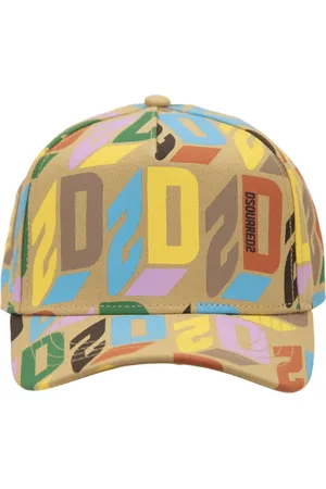 Dsquared2 Unisex, Accessoires, Multicolore, Taille: ONE Size Casquette de baseball monogrammée avec boucle de fermeture