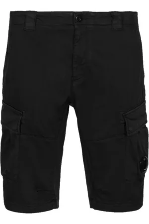 C.P. Company Homme, Shorts, Noir, Taille: L Short Cargo Stretch en Sateen