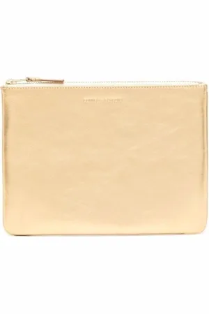 Comme des Garçons Homme, Accessoires, Jaune, Taille: ONE Size Élégant Portefeuille Doré