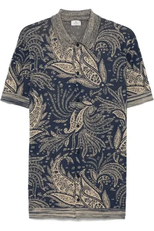 Etro Homme, Chemises, Multicolore, Taille: M Polo en Coton Imprimé