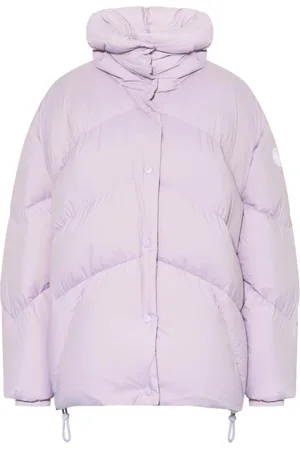 Duno Femme, Vestes, Violet, Taille: 38 FR Doudoune matelassée à col montant