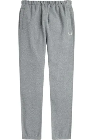 Fred Perry Homme, Pantalons, Gris, Taille: XL Joggers Sportifs en Coton avec Taille Élastique