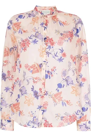 FORTE FORTE Femme, Blouses et Chemises, Multicolore, Taille: 40 FR Élégante chemise beige à manches longues