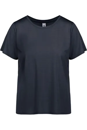Bomboogie Femme, Tops, Bleu, Taille: 42 FR Fluid jersey T-shirt