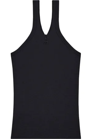 Courrèges Femme, Tops, Noir, Taille: 42 FR T-shirt & Polo noir pour femmes