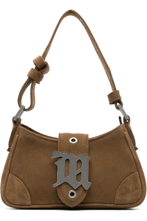 MISBHV Femme, Sacs, Brun, Taille: ONE Size Sac à Bandoulière Marron Design Chic