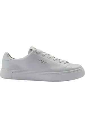 Fred Perry Homme, Chaussures, Blanc, Taille: 44 EU Chaussure de tennis essentielle en cuir