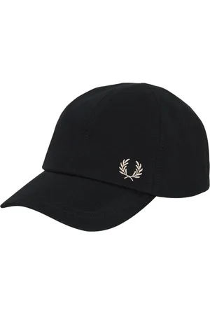 Fred Perry Femme, Accessoires, Noir, Taille: ONE Size Casquette Classique en Piqué de Coton