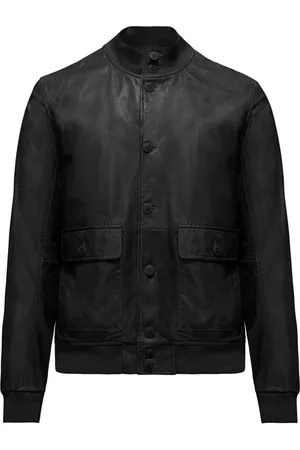 Bomboogie Homme, Vestes, Noir, Taille: L Blouson Bomber Walt en Suède