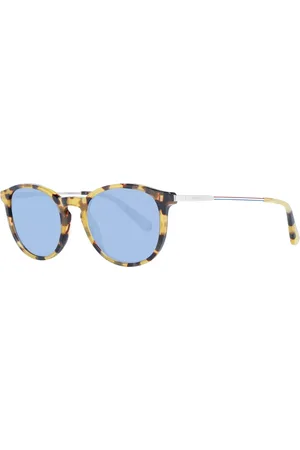 GANT Homme, Accessoires, Jaune, Taille: ONE Size Lunettes de soleil rondes multicolores