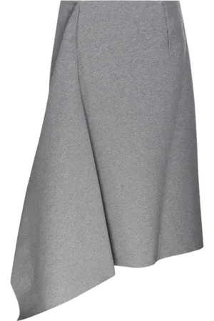 DRIES VAN NOTEN Femme, Jupes, Gris, Taille: 40 FR Jupe Hurve Gris Chiné