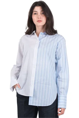 Frame Femme, Blouses et Chemises, Bleu, Taille: 36 FR Chemise