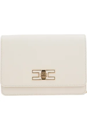 Elisabetta Franchi Femme, Sacs, , Taille: ONE Size Sac bandoulière en similicuir doré Butter