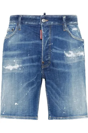 Dsquared2 Homme, Shorts, Bleu, Taille: L Bermudas d`été élégants