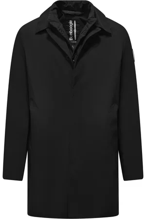 Bomboogie Homme, Vestes, Noir, Taille: 2XL Trench-coat Rembourré Non Doublé