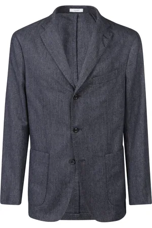 Boglioli Homme, Vestes, Gris, Taille: XL Élégant Veston Trois Boutons