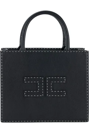Elisabetta Franchi Femme, Sacs, Noir, Taille: ONE Size Sac cabas noir petit format