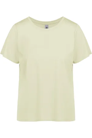 Bomboogie Femme, Tops, Vert, Taille: 36 FR Fluid jersey T-shirt