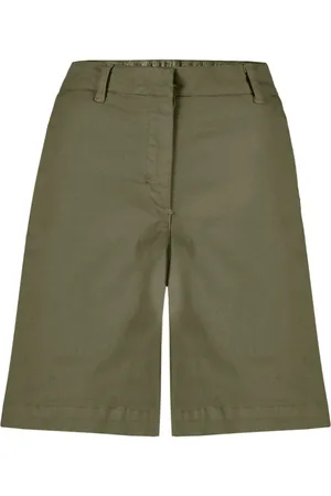 Bomboogie Femme, Shorts, Vert, Taille: 38 FR Bermuda Chino Léger en Coton