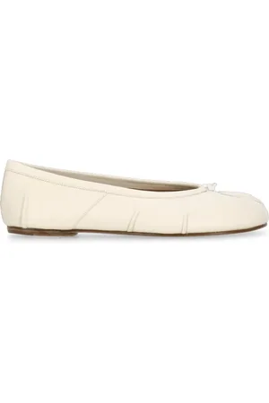 Maison Margiela Femme, Chaussures, , Taille: 36 1/2 EU Ballerines Tabi à Bout Fendu en Cuir