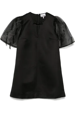 Ganni Femme, Robes, Noir, Taille: 42 FR Élégante Robe Nero