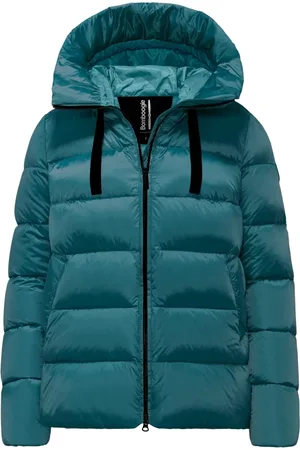 Bomboogie Femme, Vestes, Bleu, Taille: 46 FR Doudoune Légère en Nylon Lumineux