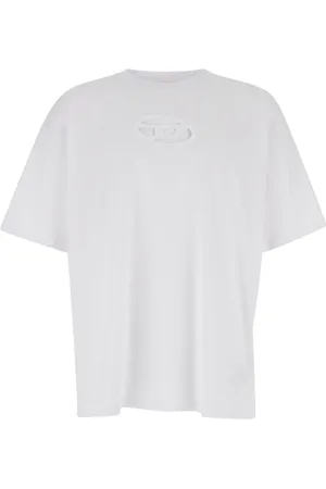 Diesel Homme, Tops, Blanc, Taille: L T-Boxt-Od T-shirt