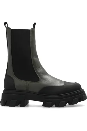 Ganni Femme, Chaussures, Vert, Taille: 41 EU Mid Chelsea Boot Kalamata