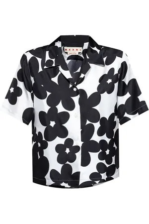Marni Femme, Blouses et Chemises, Noir, Taille: 38 FR Collection de Chemises Noires