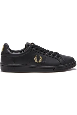 Fred Perry Homme, Chaussures, Noir, Taille: 41 EU B721 Skin Baskets