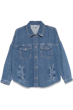 Liu Jo Femme, Vestes, Bleu, Taille: 40 FR Veste en jean