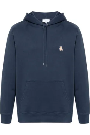 Maison Kitsuné Homme, Sweatshirts et sweats à capuche, Bleu, Taille: XL Sweat à Capuche Chillax Fox