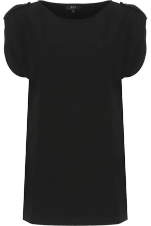 FAY Femme, Tops, Noir, Taille: 38 FR Blouse en Viscose