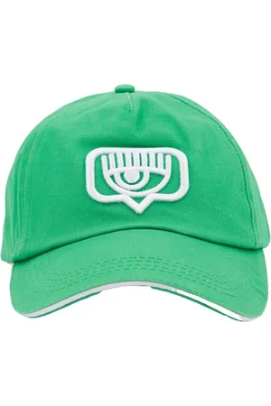 Chiara Ferragni Femme, Accessoires, Vert, Taille: ONE Size Casquette Eyelike