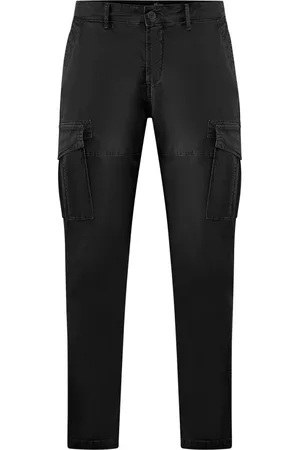 Bomboogie Homme, Pantalons, Noir, Taille: W27 Pantalon Cargo Confort