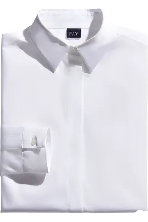 FAY Femme, Blouses et Chemises, Blanc, Taille: 42 FR Chemise
