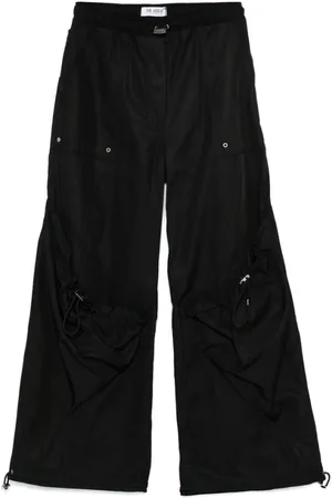 The Attico Femme, Pantalons, Noir, Taille: 38 FR Pantalon ample à poches