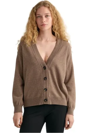 GANT Femme, Pulls, , Taille: 40 FR Gilet en laine boutonnée
