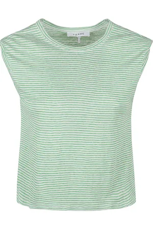 Frame Femme, Tops, Vert, Taille: 38 FR Top sans manches