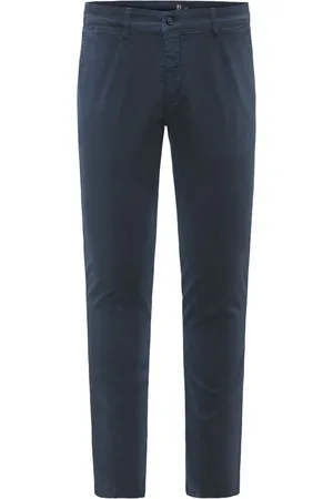Bomboogie Homme, Pantalons, Bleu, Taille: W29 Pantalon Chino Stretch en Coton