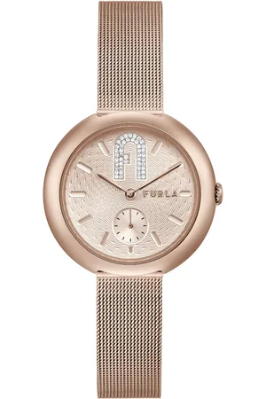 Furla Femme, Accessoires, Rose, Taille: ONE Size Montre à Quartz Analogique